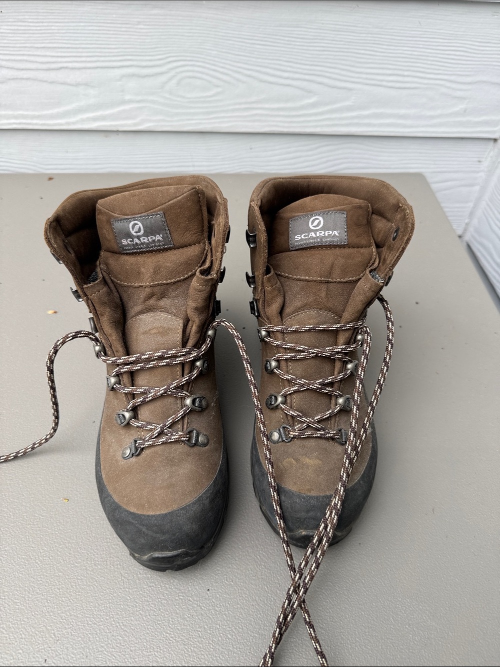 Scarpa Brown and Black women’s Mountaineering Boots